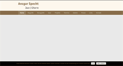 Desktop Screenshot of ansgarspecht.de
